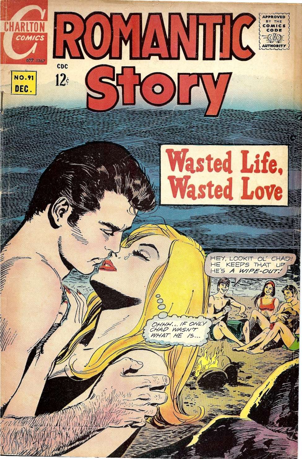 Comic Book Cover For Romantic Story 91