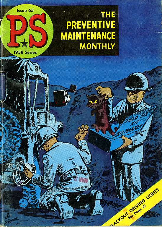 Comic Book Cover For PS Magazine 65