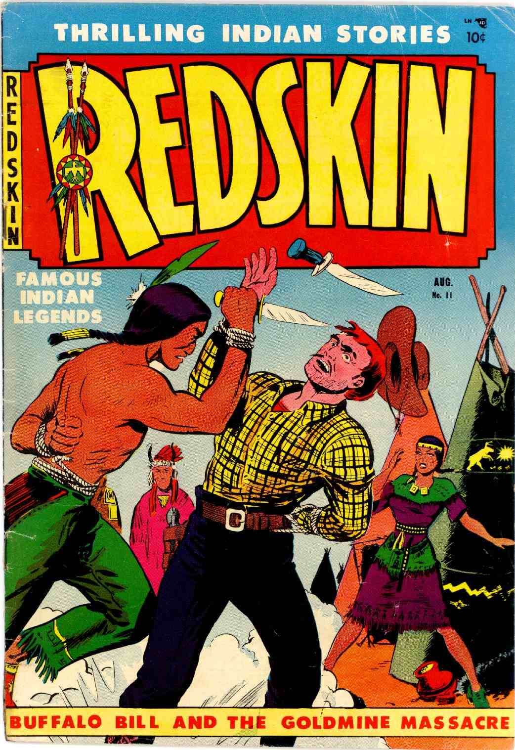 Comic Book Cover For Redskin 11 - Version 1