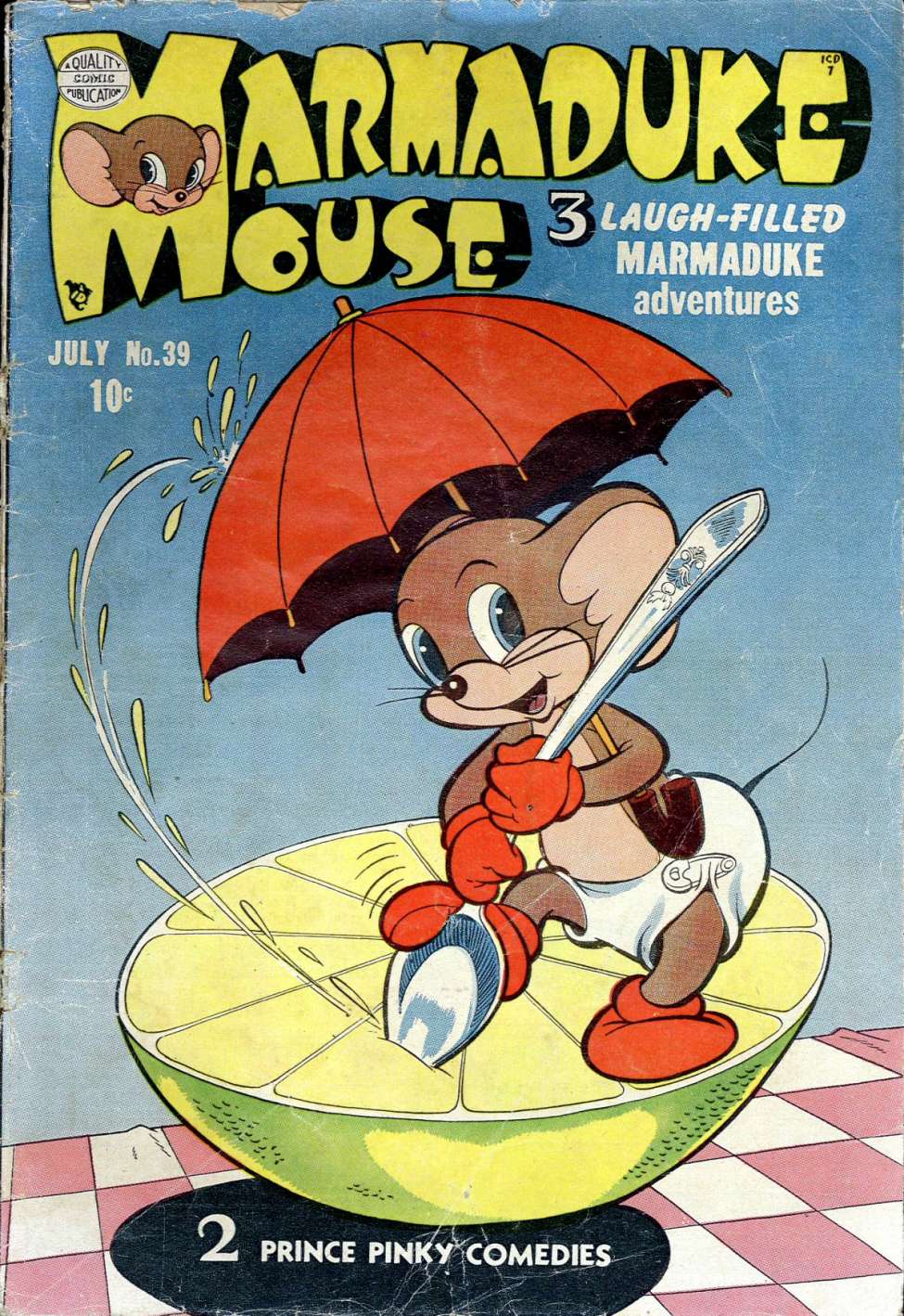 Comic Book Cover For Marmaduke Mouse 39