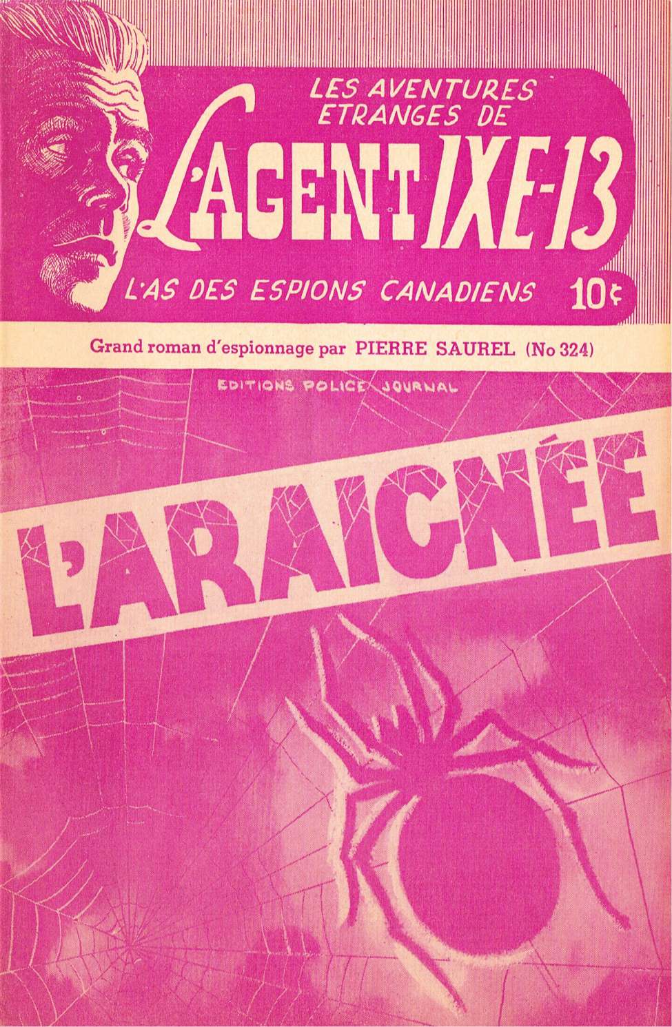 Book Cover For L'Agent IXE-13 v2 324 - L'araignée