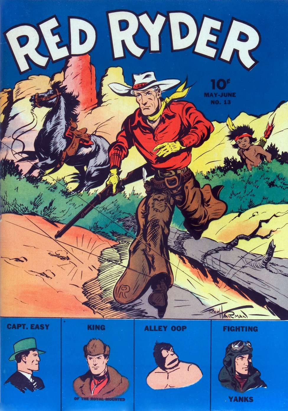 Comic Book Cover For Red Ryder Comics 13