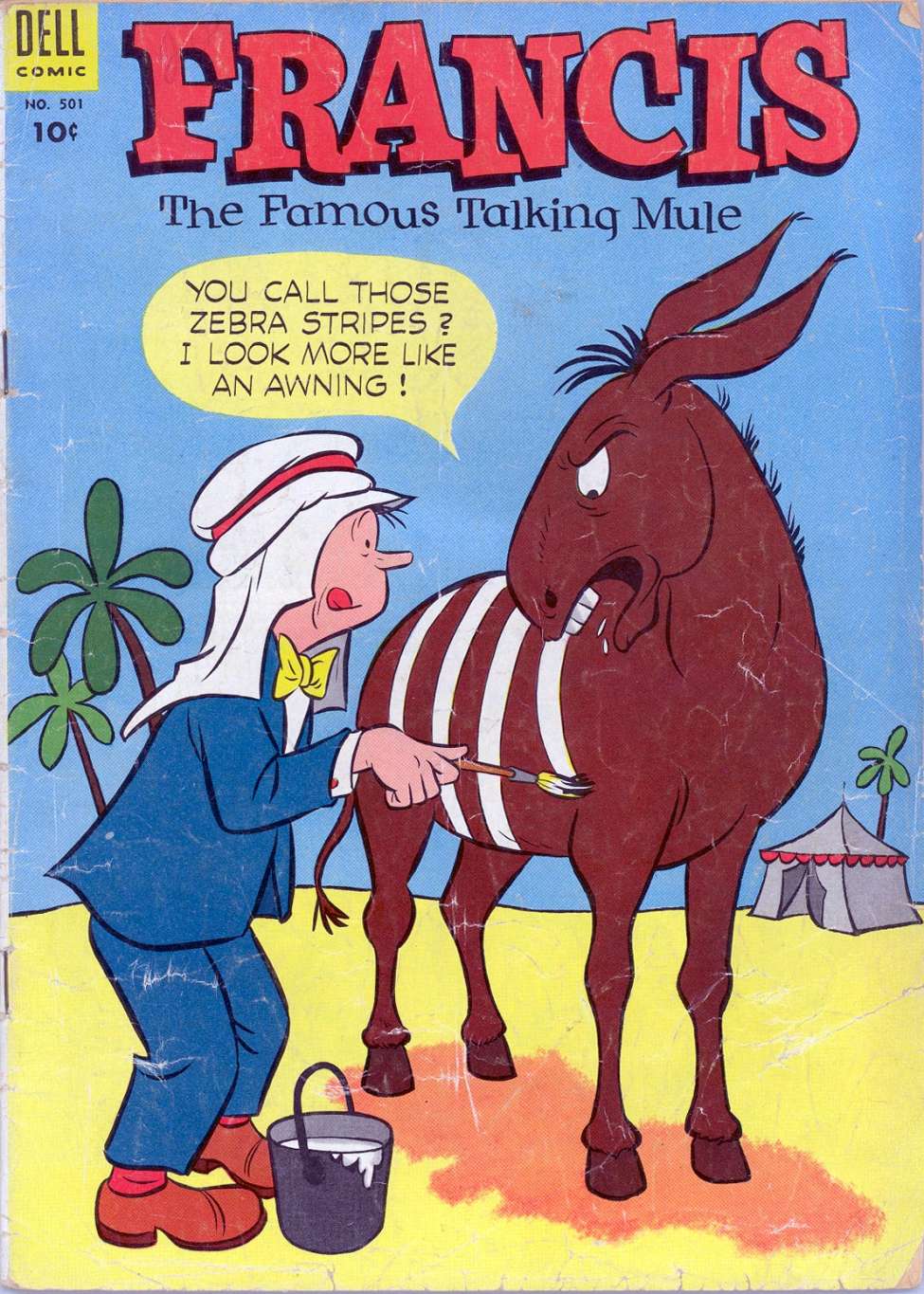 Comic Book Cover For 0501 - Francis, The Famous Talking Mule