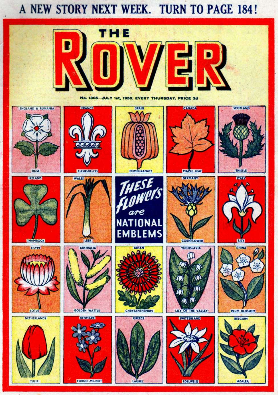 Comic Book Cover For The Rover 1305
