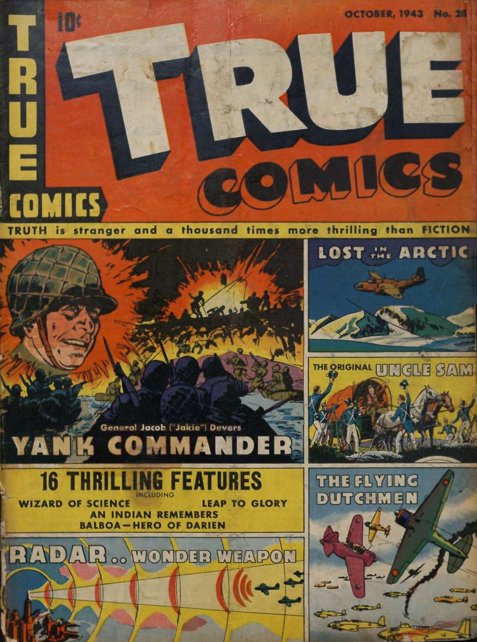 Book Cover For True Comics 28