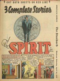 Large Thumbnail For The Spirit (1943-04-10) - Montreal Standard