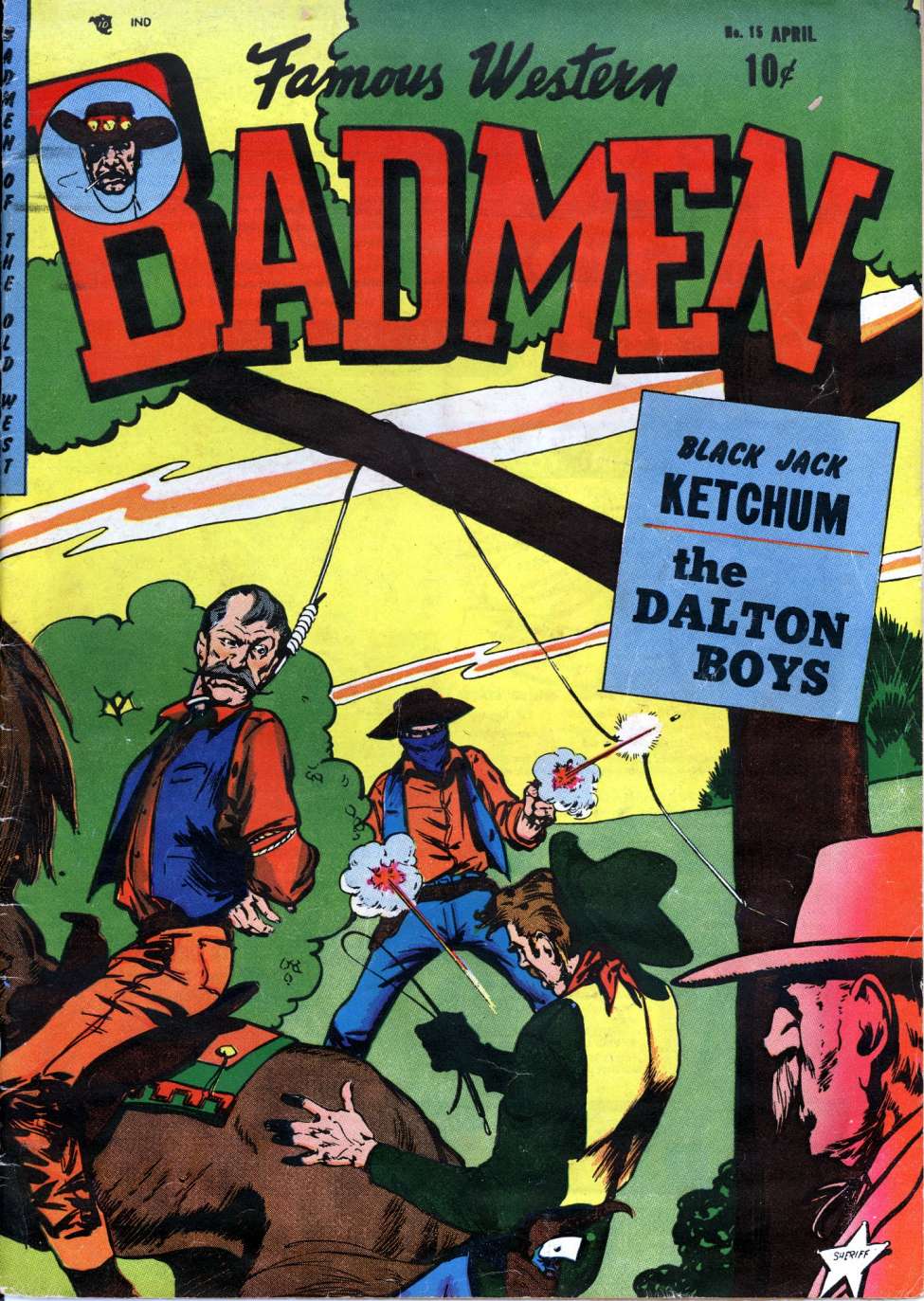 Comic Book Cover For Famous Western Badmen 15