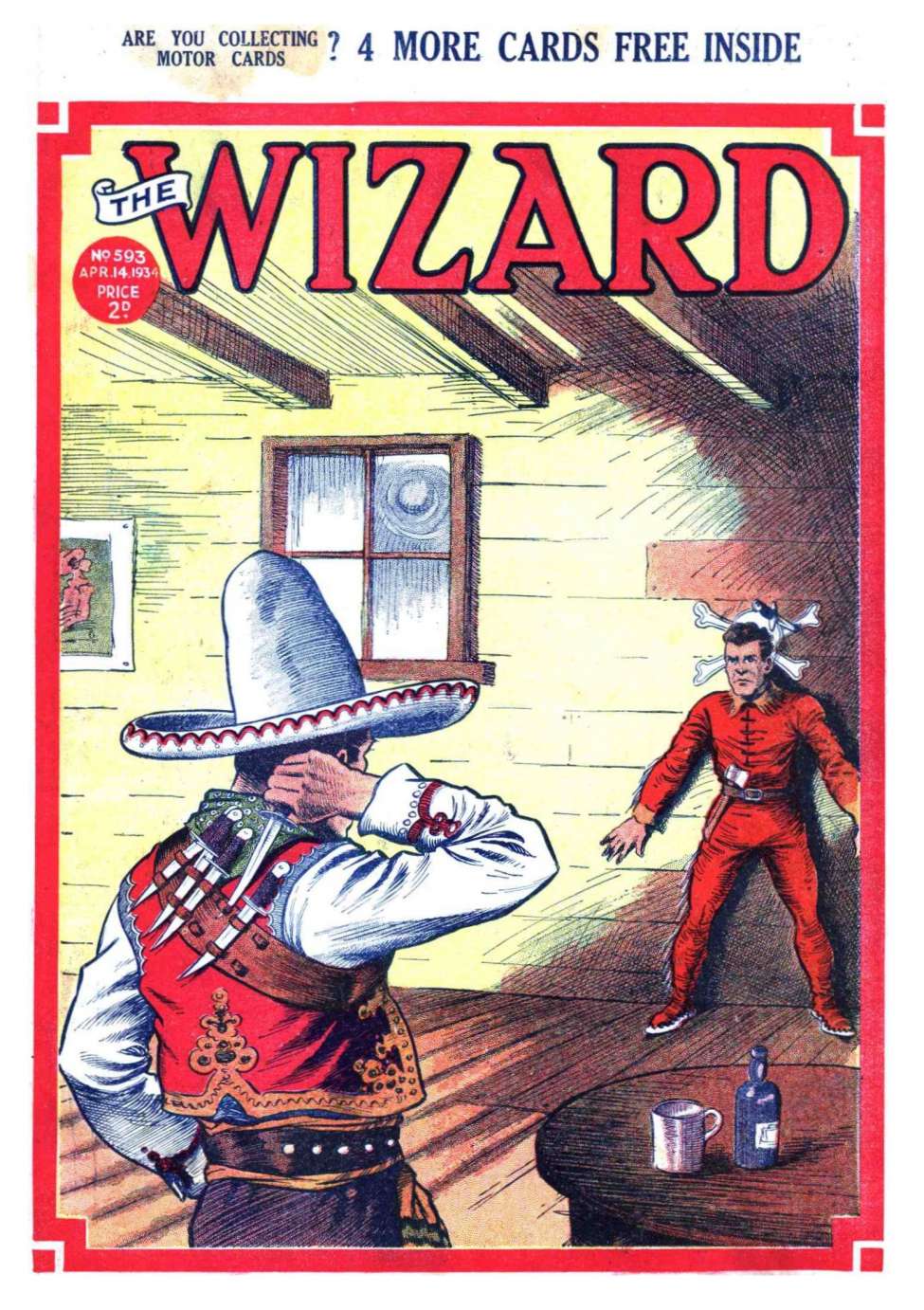 Comic Book Cover For The Wizard 593