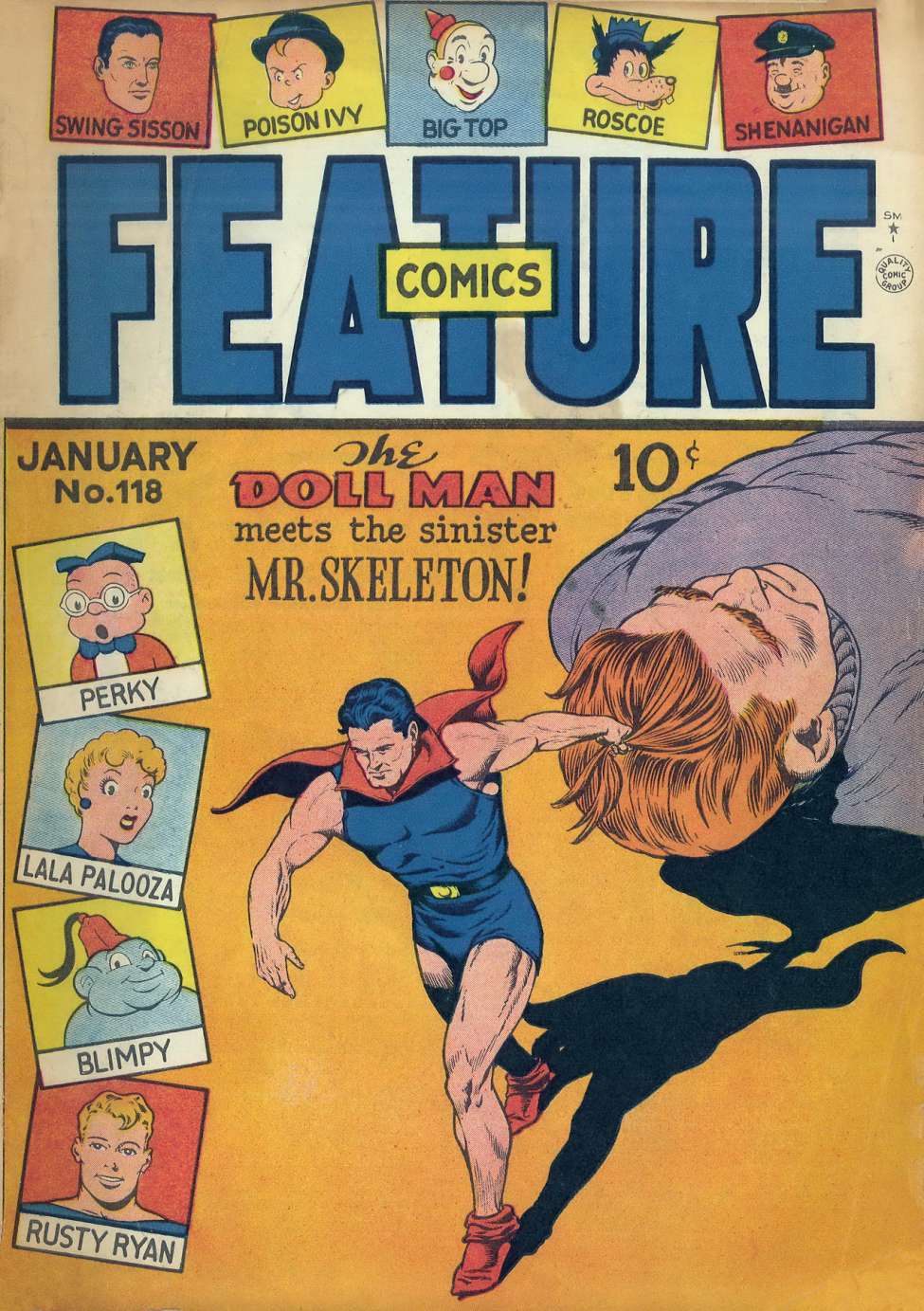 Book Cover For Feature Comics 118