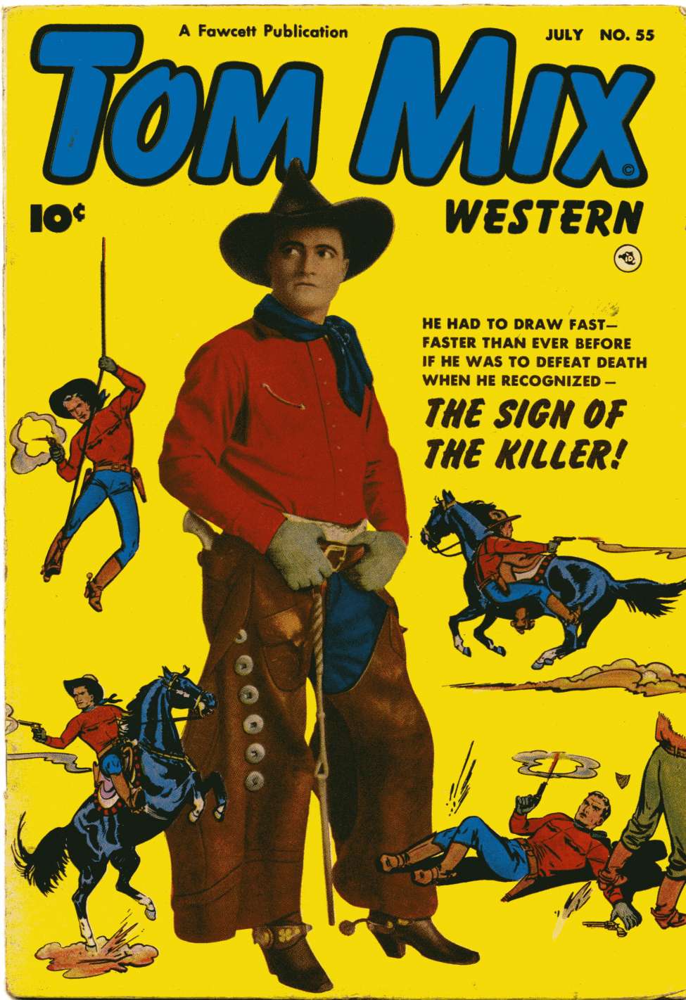 Book Cover For Tom Mix Western 55