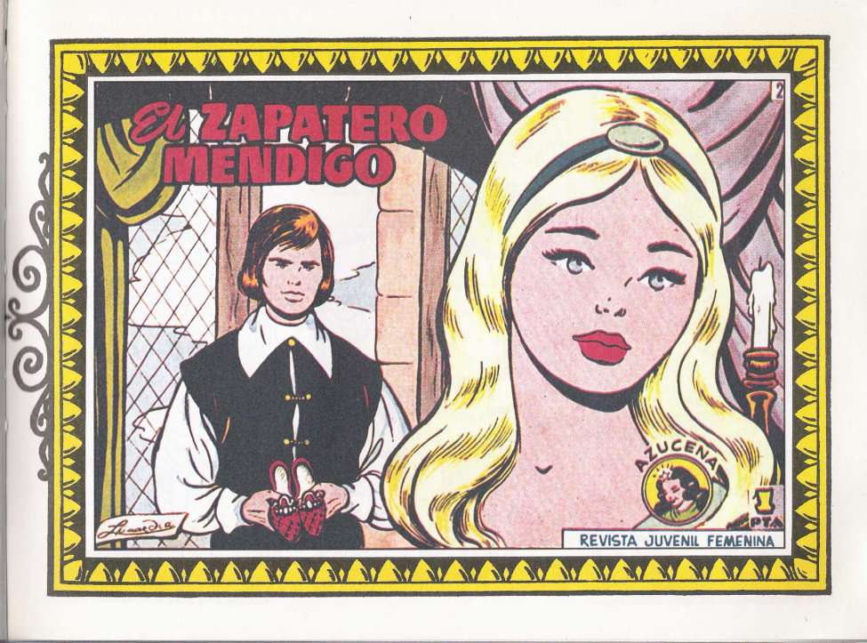Comic Book Cover For Revista Juvenil Feminina 2 - El Zapatero Mendigo