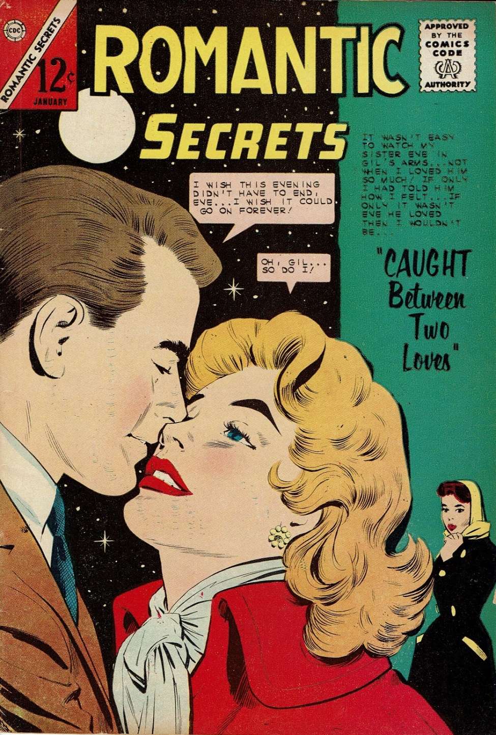 Comic Book Cover For Romantic Secrets 48