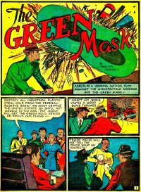 Large Thumbnail For Green Mask Mystery Men Comics Compilation Part 2
