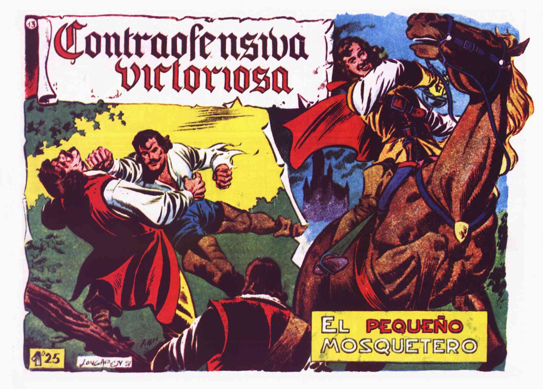 Book Cover For El Pequeño Mosquetero 13 - Contraofensiva Victoriosa
