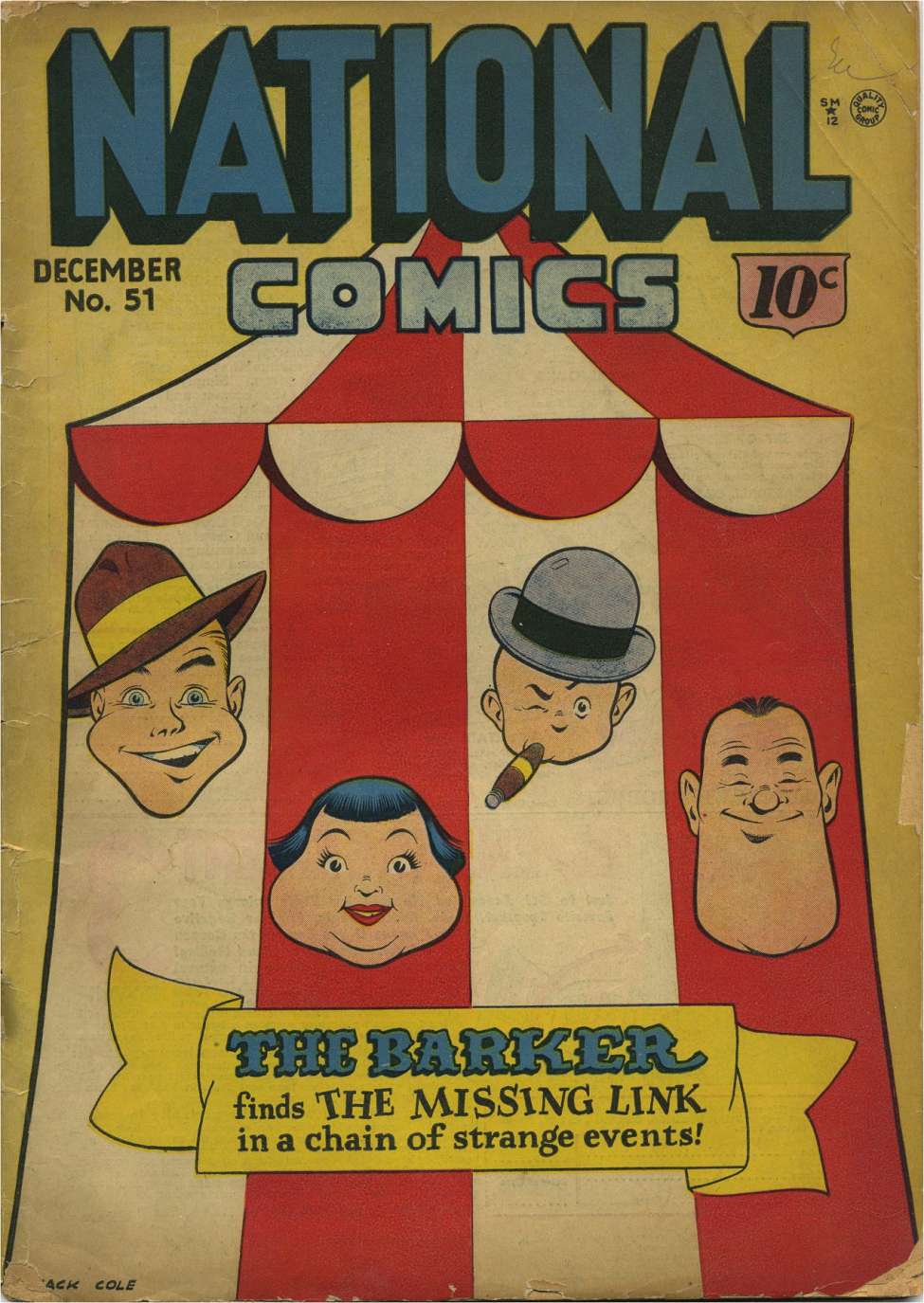 Book Cover For National Comics 51
