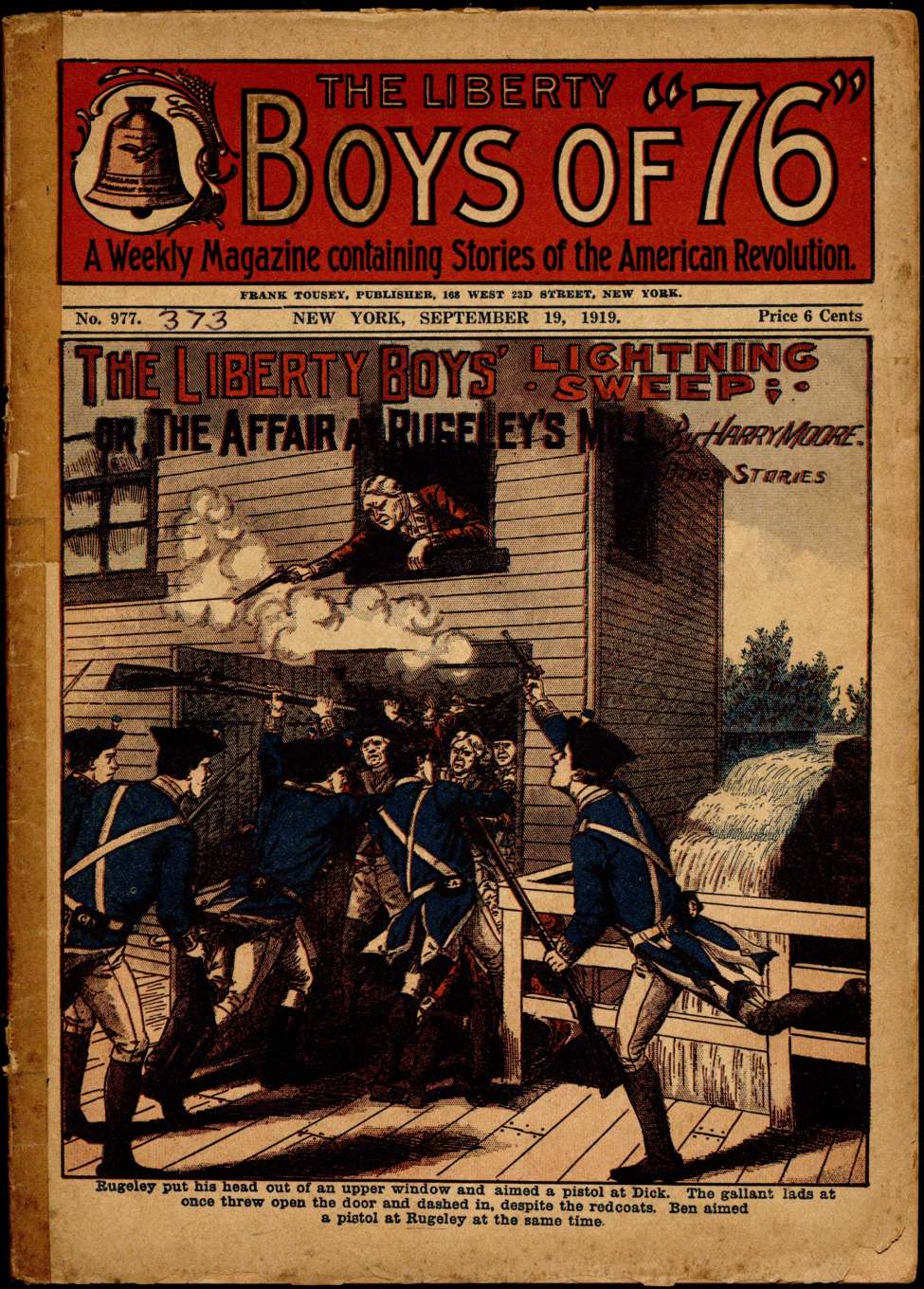 Book Cover For The Liberty Boys of 76 977 - The Liberty Boys' Lightning Sweep