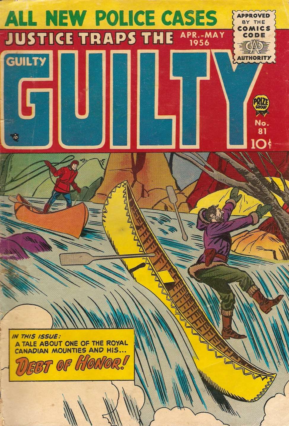 Comic Book Cover For Justice Traps the Guilty 81