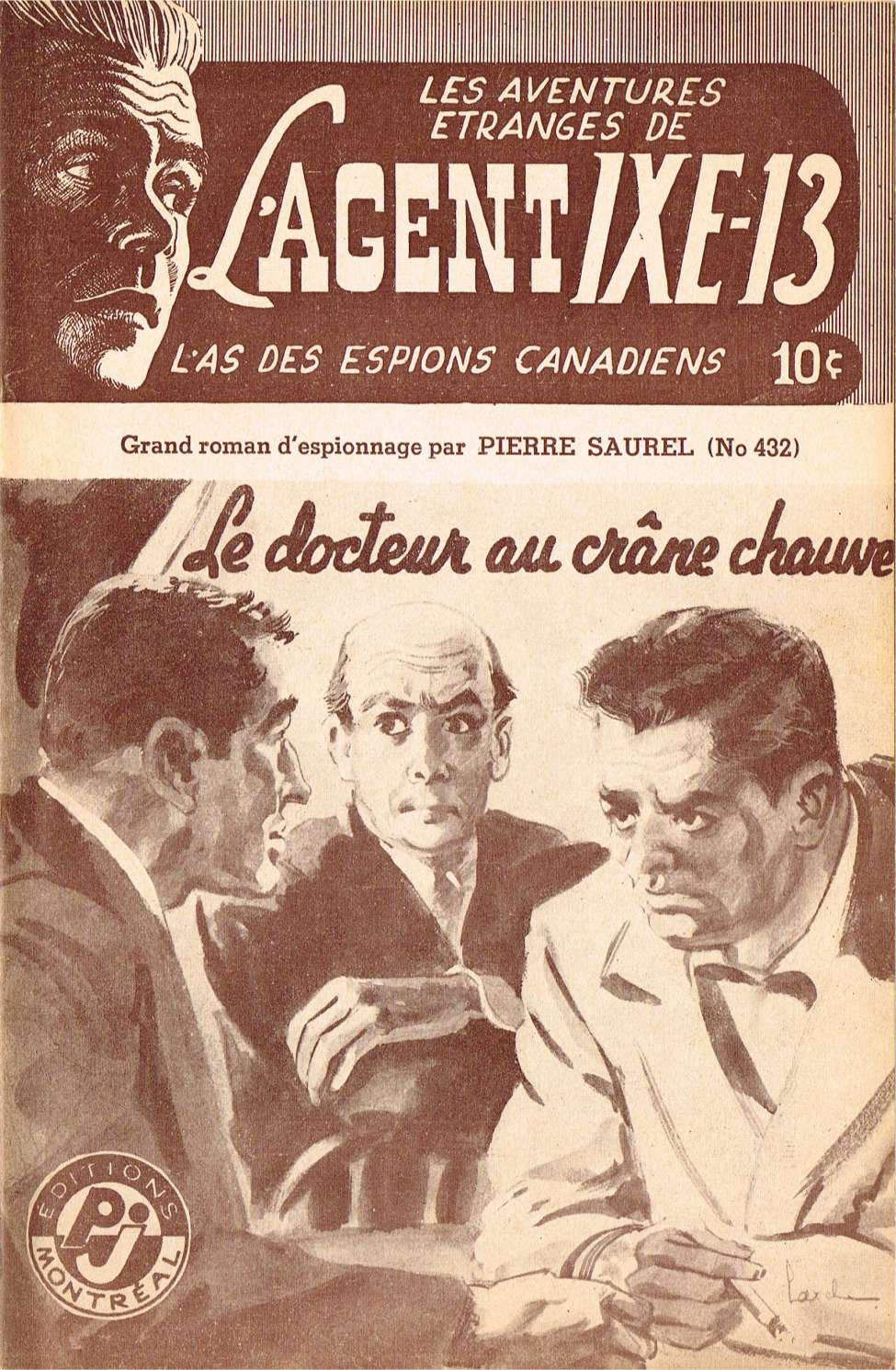 Book Cover For L'Agent IXE-13 v2 432 - Le docteur au crâne chauve