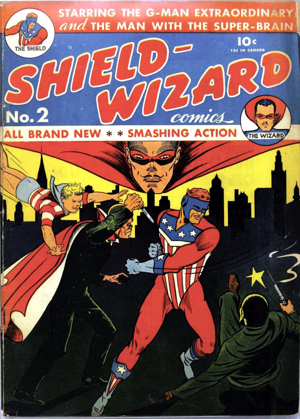 Book Cover For Shield Wizard Comics 2