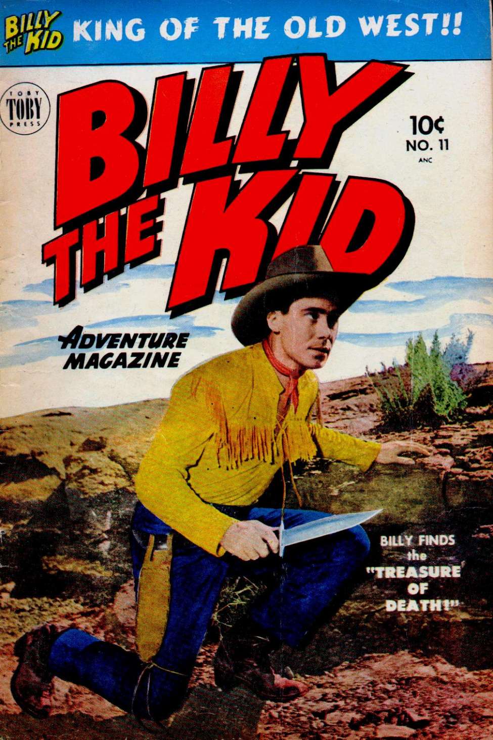 Book Cover For Billy the Kid Adventure Magazine 11