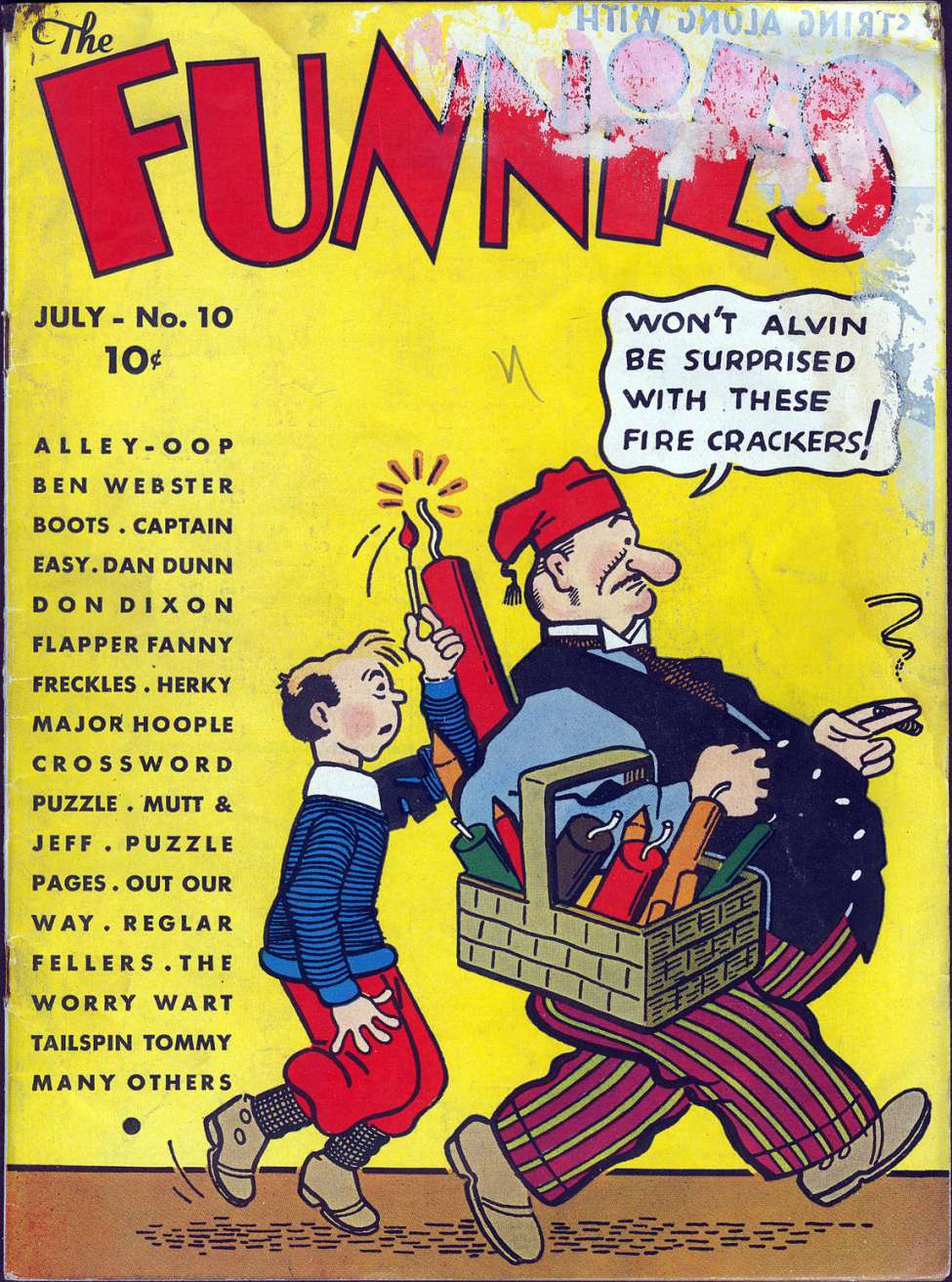 Book Cover For The Funnies 10