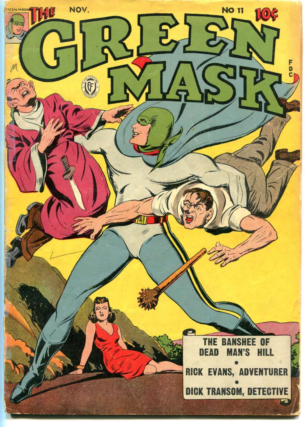 Comic Book Cover For The Green Mask v1 11