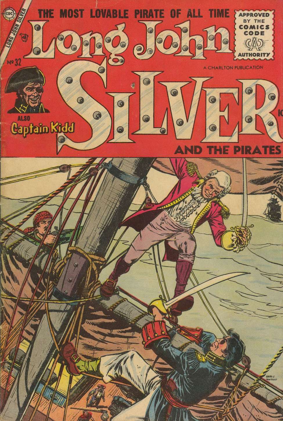Comic Book Cover For Long John Silver 32
