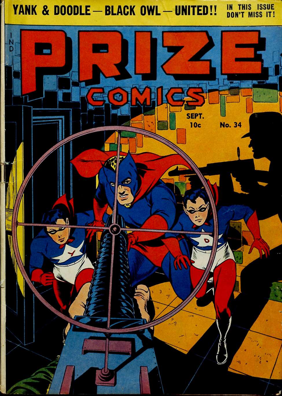 Comic Book Cover For Prize Comics 34