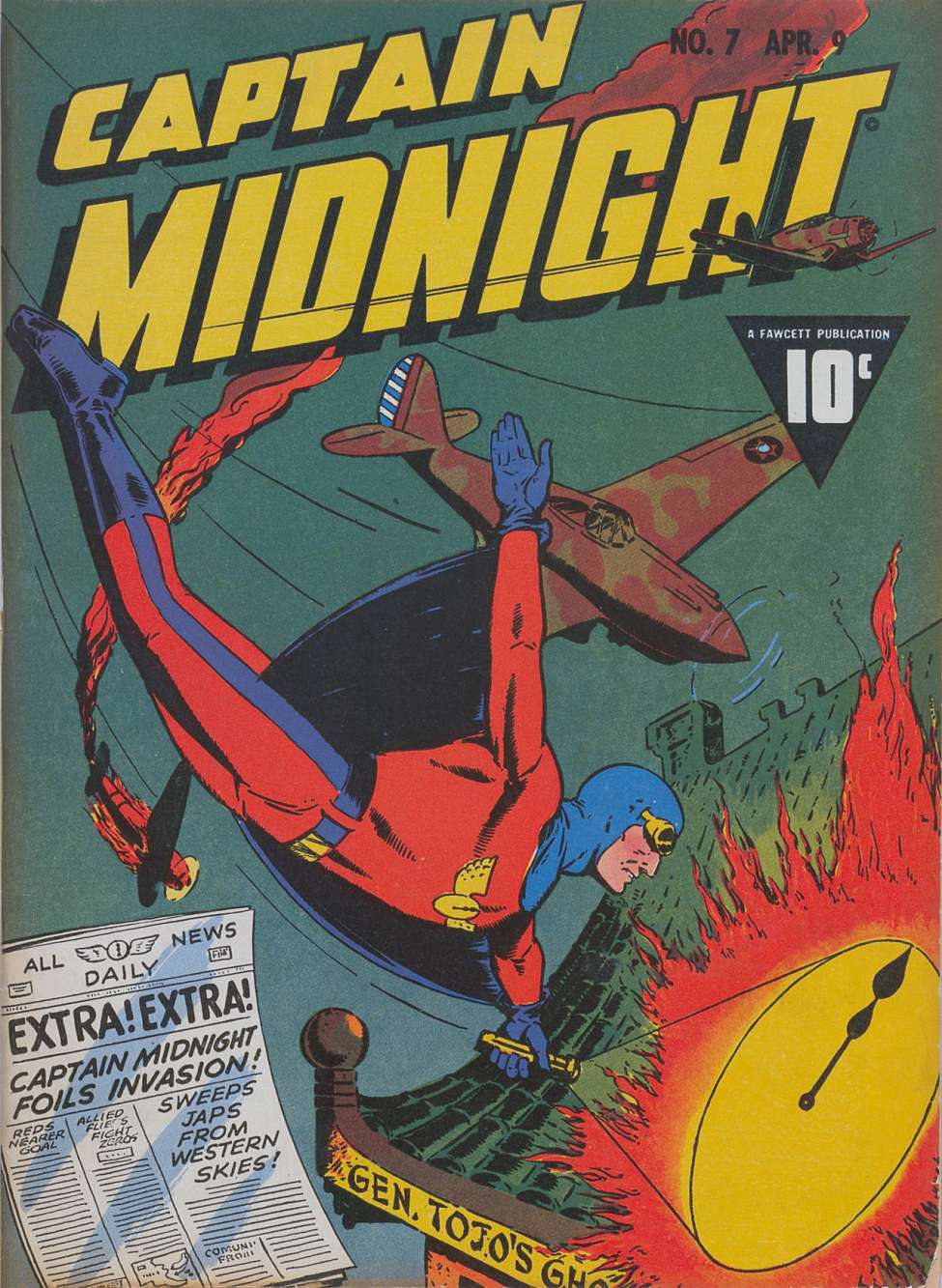 Comic Book Cover For Captain Midnight 7