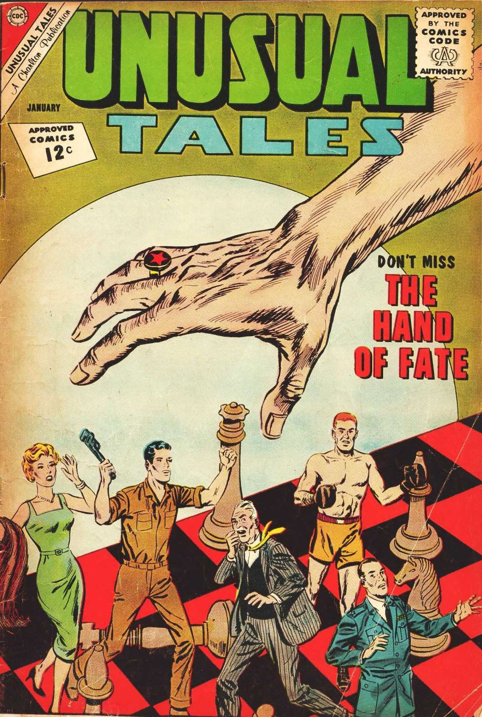 Comic Book Cover For Unusual Tales 37