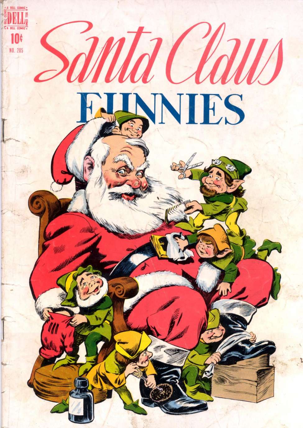 0205 Santa Claus Funnies Comic Book Plus 