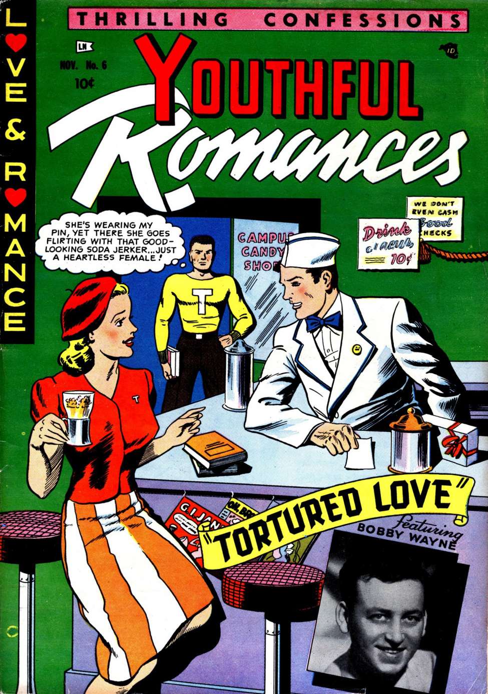 Comic Book Cover For Youthful Romances 6