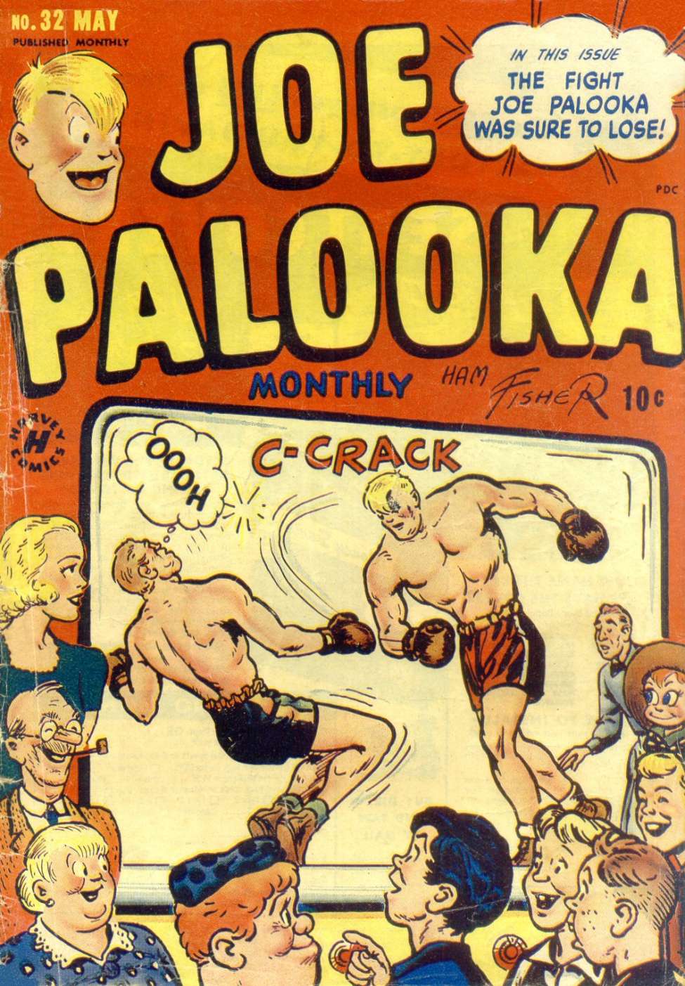 Comic Book Cover For Joe Palooka Comics 32