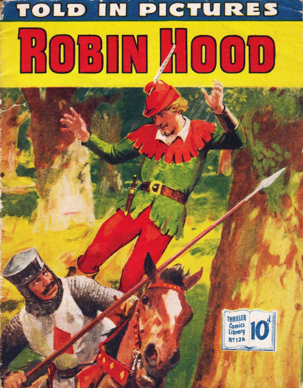 Book Cover For Thriller Comics Library 126 - Robin Hood