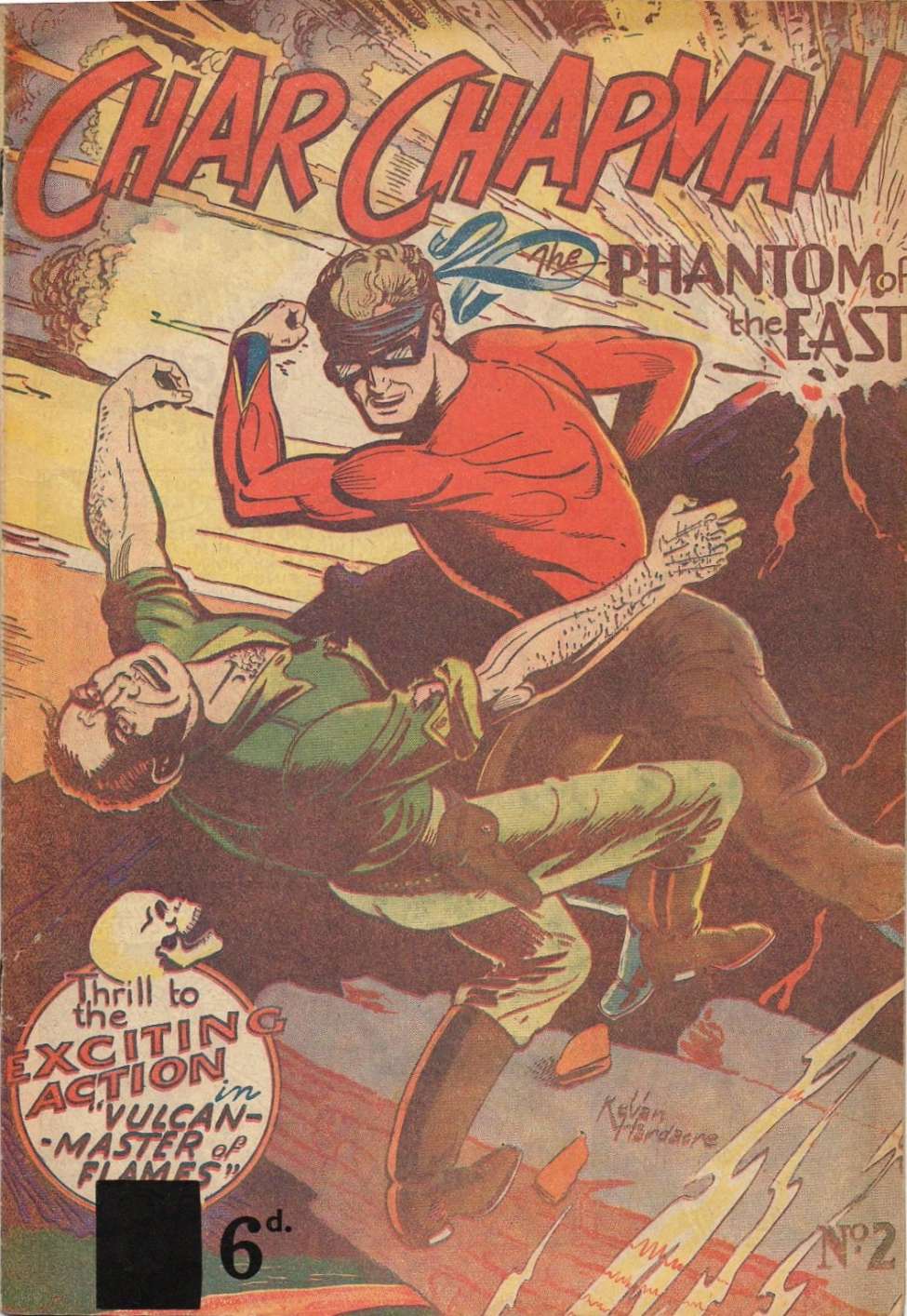 Comic Book Cover For Char Chapman, The Phantom of the East 2