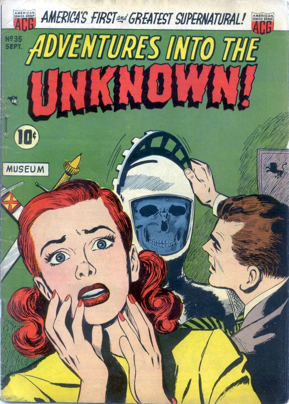 Book Cover For Adventures into the Unknown 35