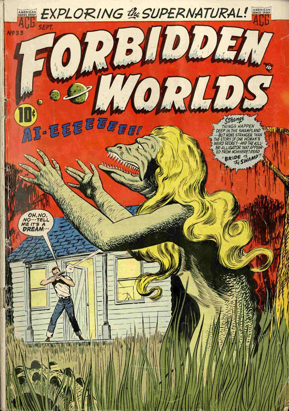 Book Cover For Forbidden Worlds 33