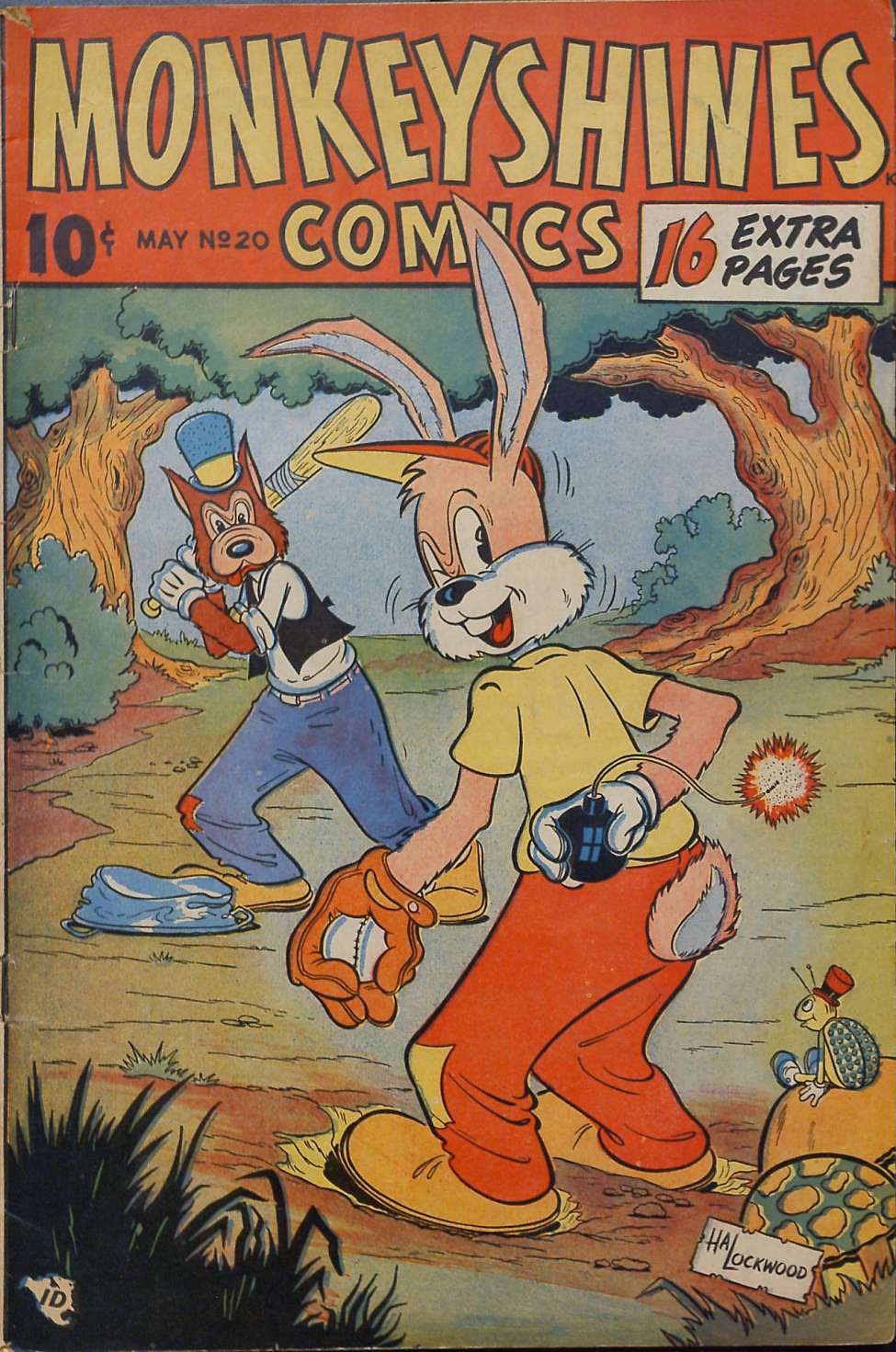 Comic Book Cover For Monkeyshines Comics 20