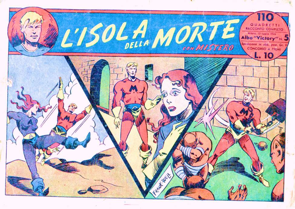 Comic Book Cover For Mistero 5 - L'Isola Della Morte