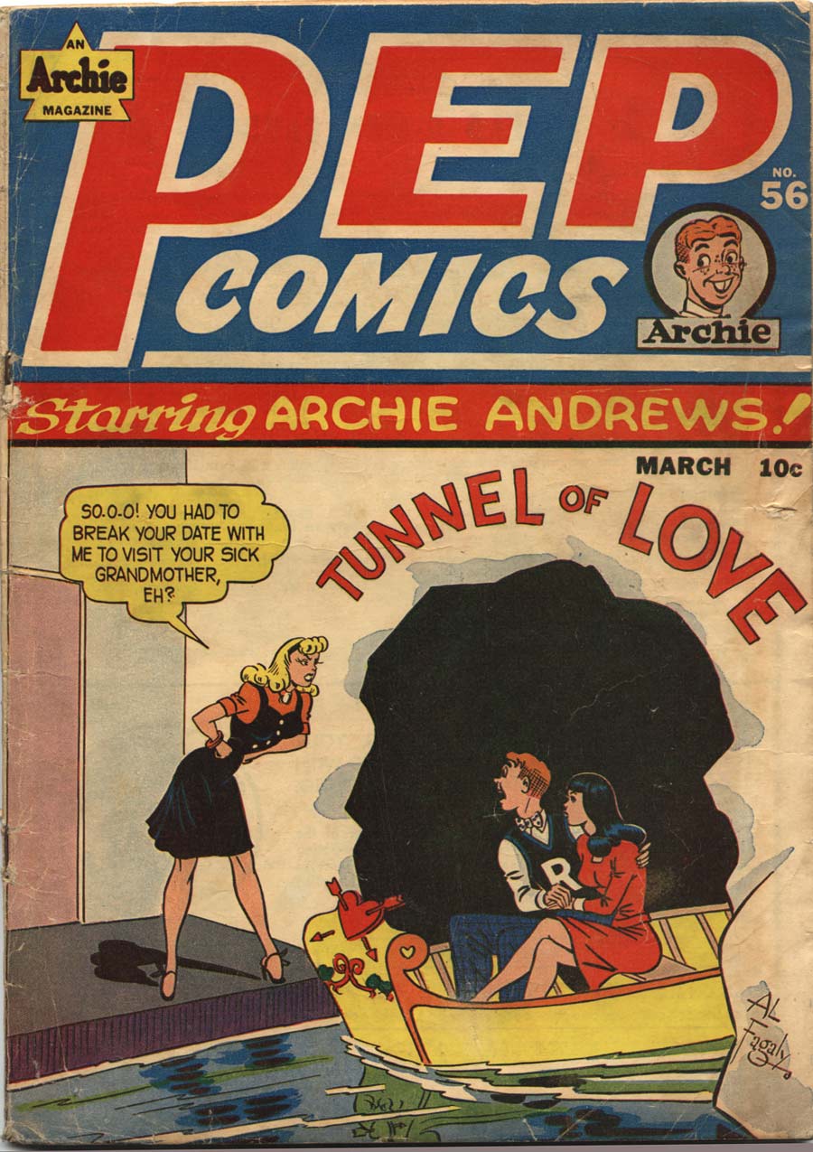 Book Cover For Pep Comics 56