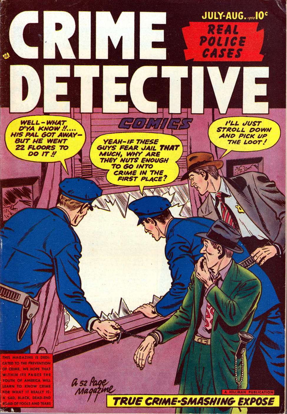 Comic Book Cover For Crime Detective Comics v2 3