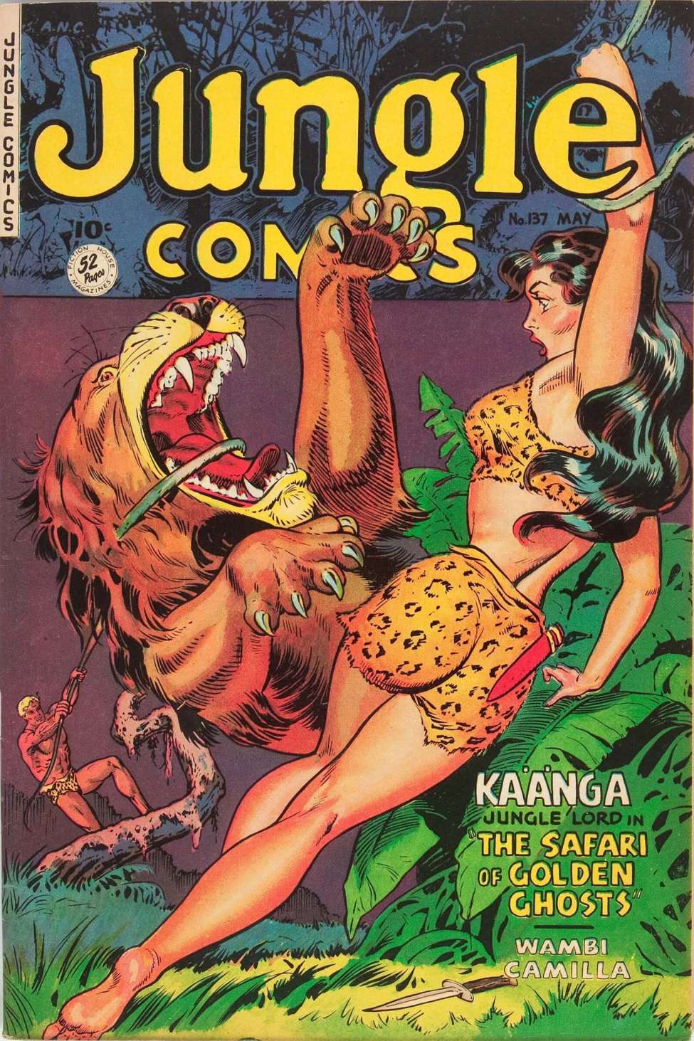 Book Cover For Jungle Comics 137 - Version 2