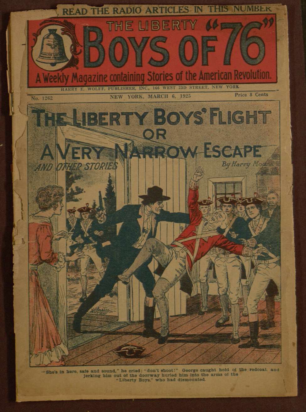 Book Cover For The Liberty Boys of 76 1262 - The Liberty Boys' Flight