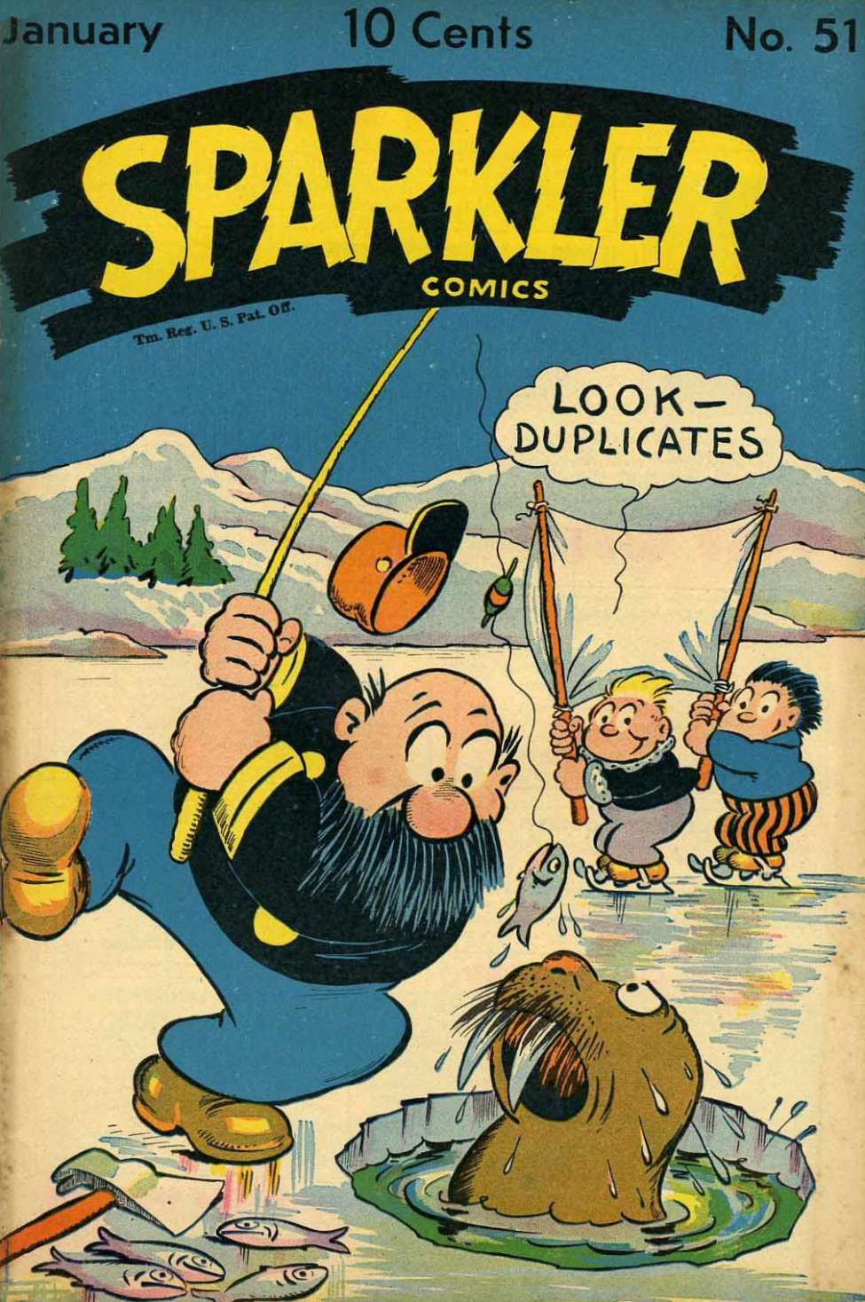 Book Cover For Sparkler Comics 51