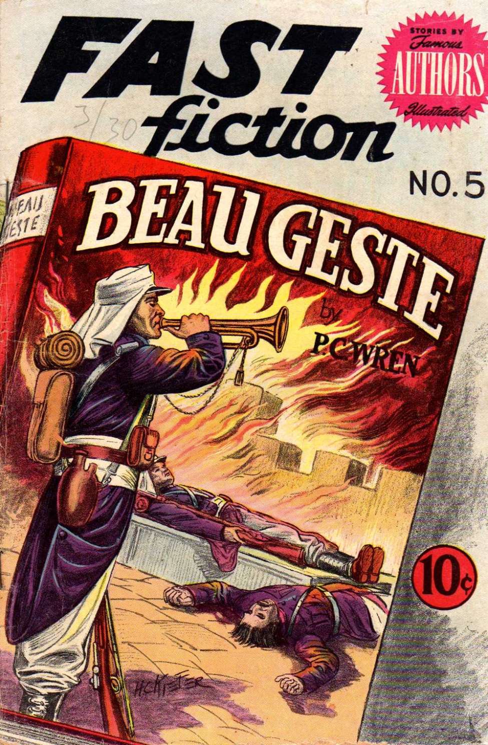 Book Cover For Fast Fiction 5 - Beau Geste