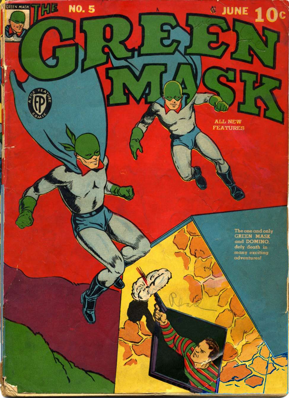 Comic Book Cover For The Green Mask v1 5 (inc)