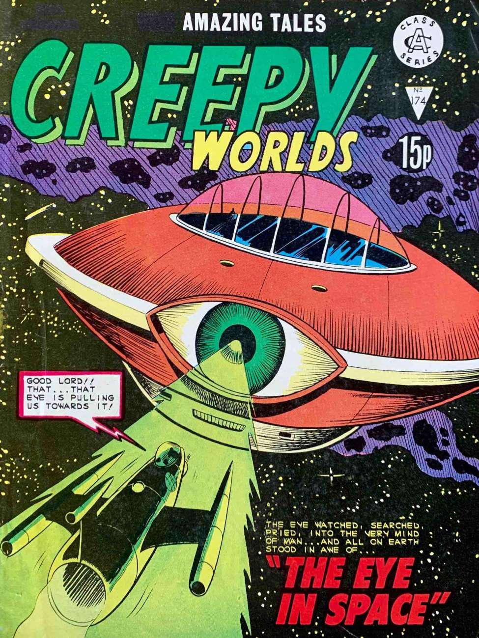 Book Cover For Creepy Worlds 174