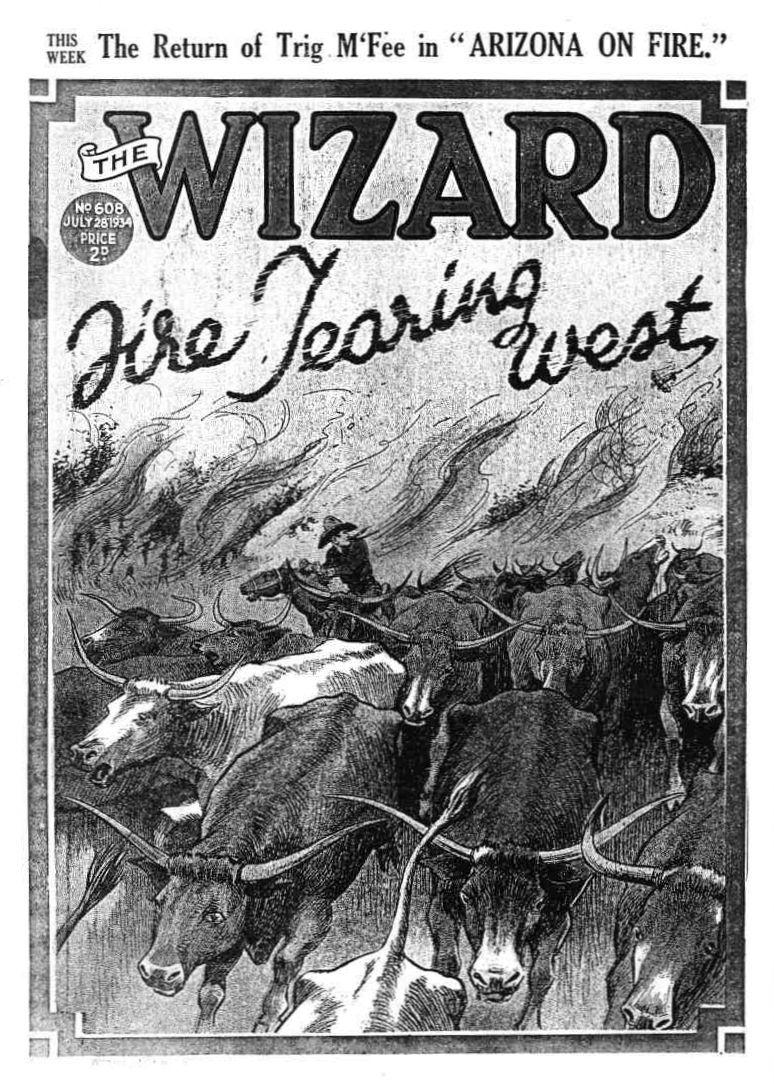 Comic Book Cover For The Wizard 608