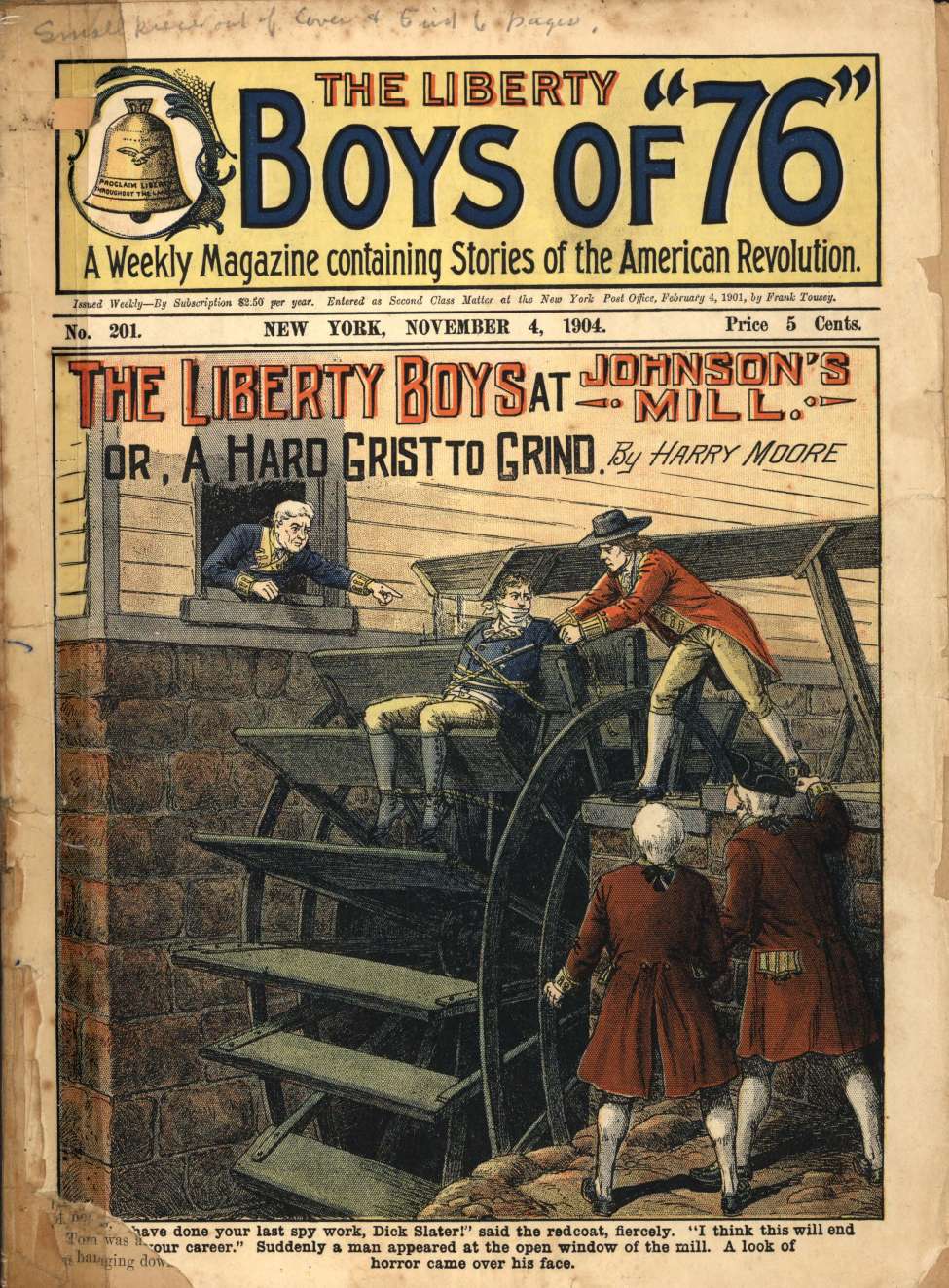 Book Cover For The Liberty Boys of 76 201 - The Liberty Boys at Johnson's Mill