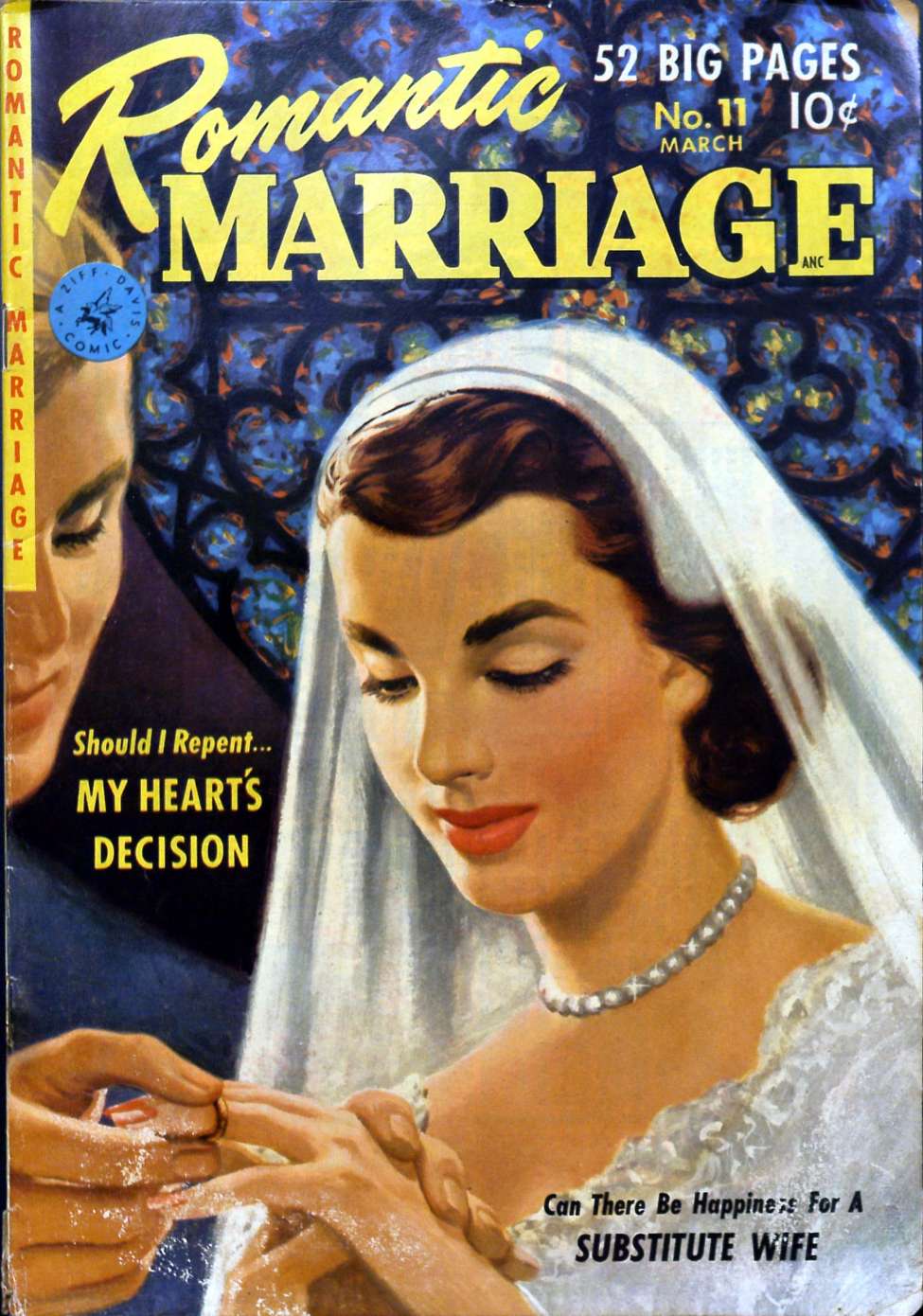 Comic Book Cover For Romantic Marriage 11